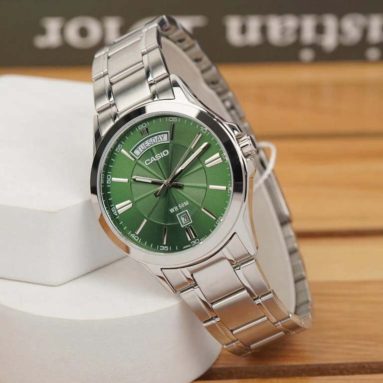 Vyriškas laikrodis CASIO MTP-1381D-3AV (zd076d) + BOX