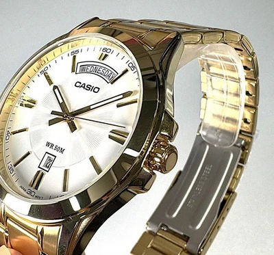 Vyriškas laikrodis CASIO MTP-1381GD-7A (zd191e) + BOX