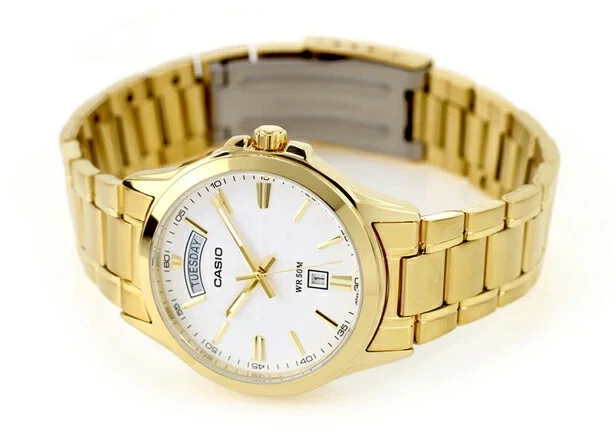 Vyriškas laikrodis CASIO MTP-1381GD-7A (zd191e) + BOX