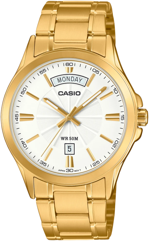 Vyriškas laikrodis CASIO MTP-1381GD-7A (zd191e) + BOX