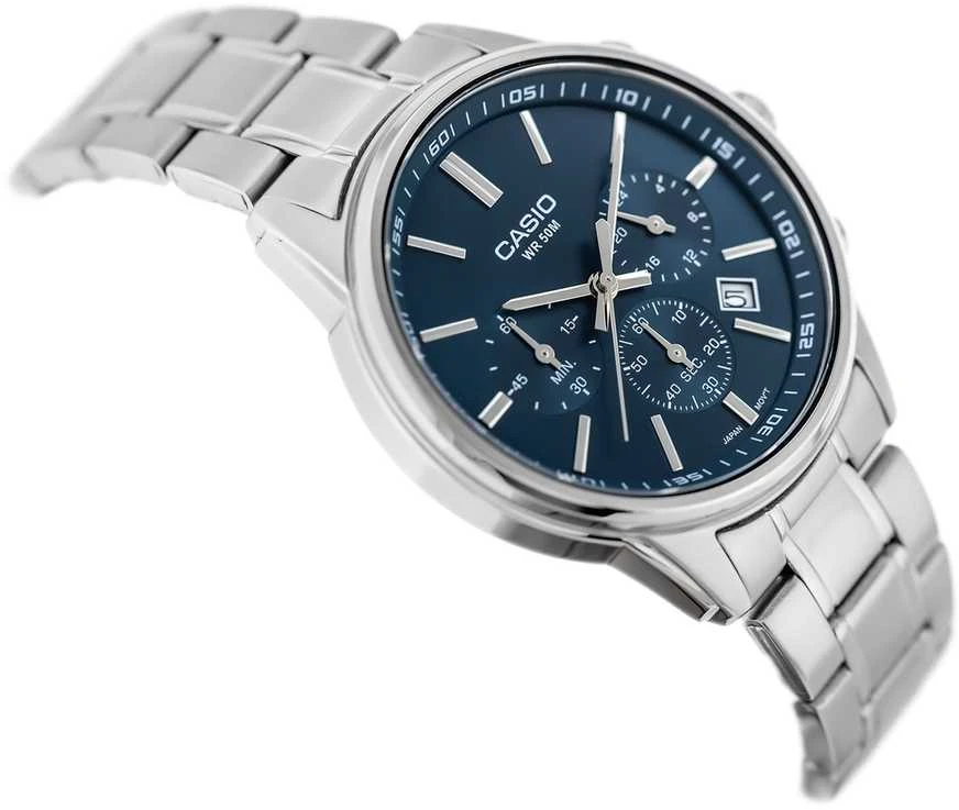 Vyriškas laikrodis CASIO MTP-E515D-2A1 (zd265b) + BOX
