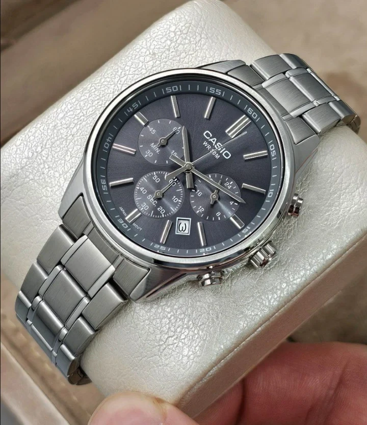 Vyriškas laikrodis CASIO MTP-E515D-8AV (zd265c) + BOX