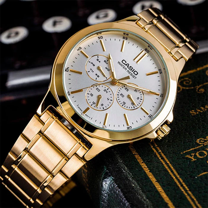 Vyriškas laikrodis CASIO MTP-V300G-7A (zd091a) + BOX