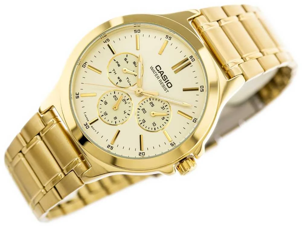 Vyriškas laikrodis CASIO MTP-V300G-9AUDF (zd091c) + BOX