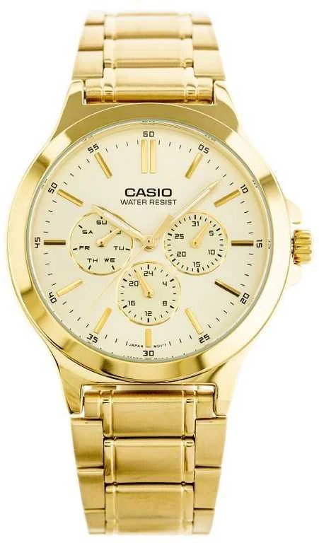 Vyriškas laikrodis CASIO MTP-V300G-9AUDF (zd091c) + BOX
