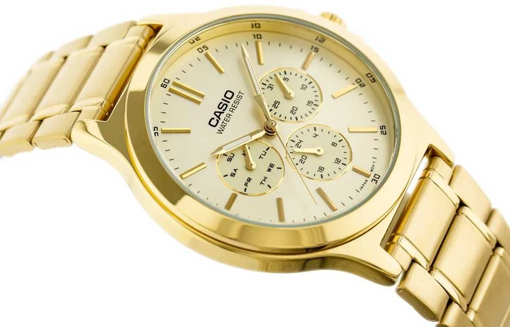 Vyriškas laikrodis CASIO MTP-V300G-9AUDF (zd091c) + BOX