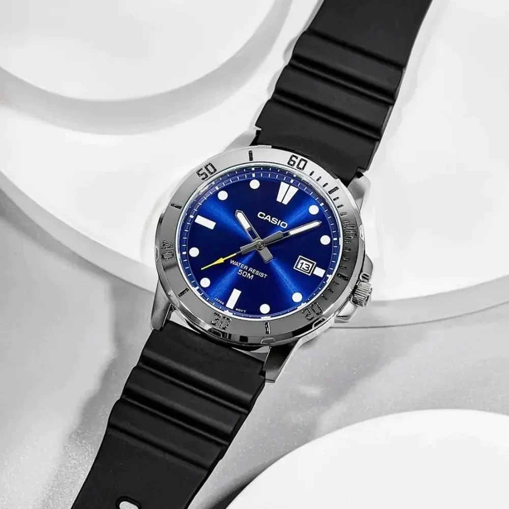 Vyriškas laikrodis CASIO MTP-VD01-2EVUDF (zd169h) + BOX