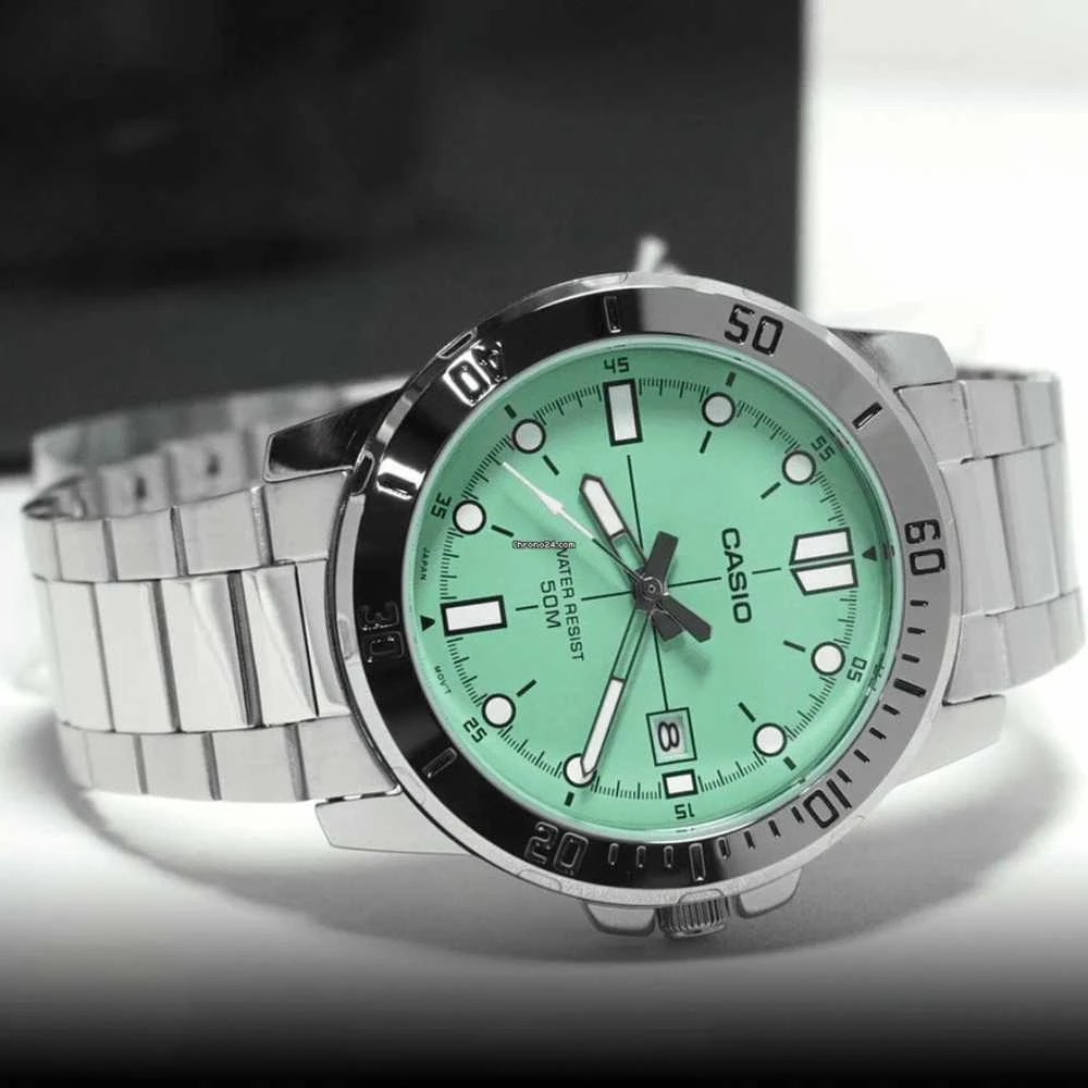 Vyriškas laikrodis Casio MTP-VD01D-3E1 (zd185n) + BOX