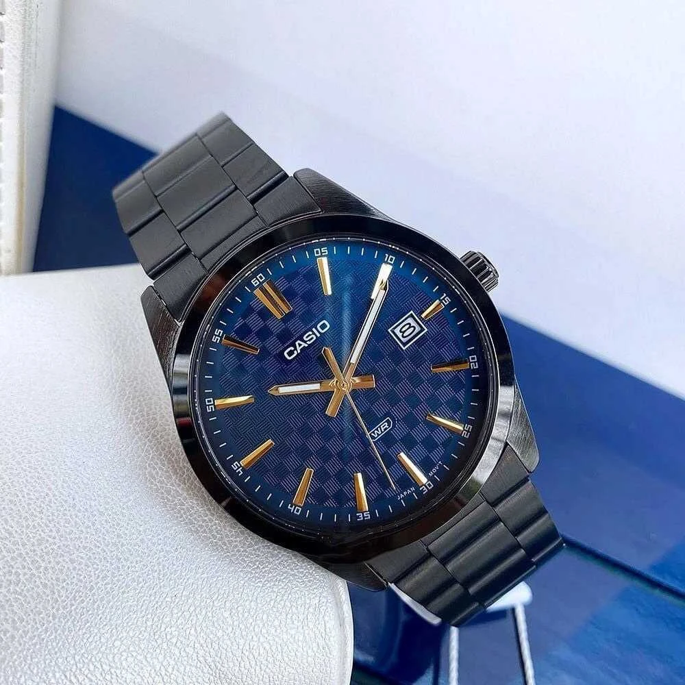 VYRIŠKAS LAIKRODIS CASIO MTP-VD03B-2A + BOX