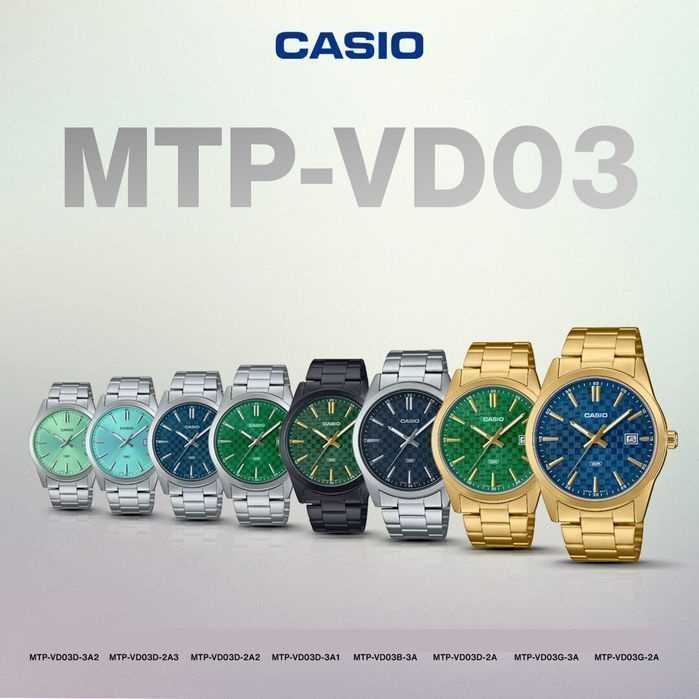 VYRIŠKAS LAIKRODIS CASIO MTP-VD03B-3A + BOX