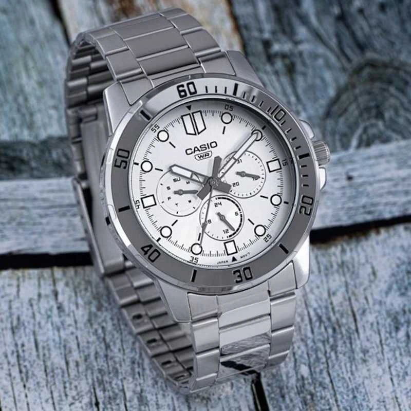 Vyriškas laikrodis CASIO MTP-VD300D-7E (zd268c) + BOX