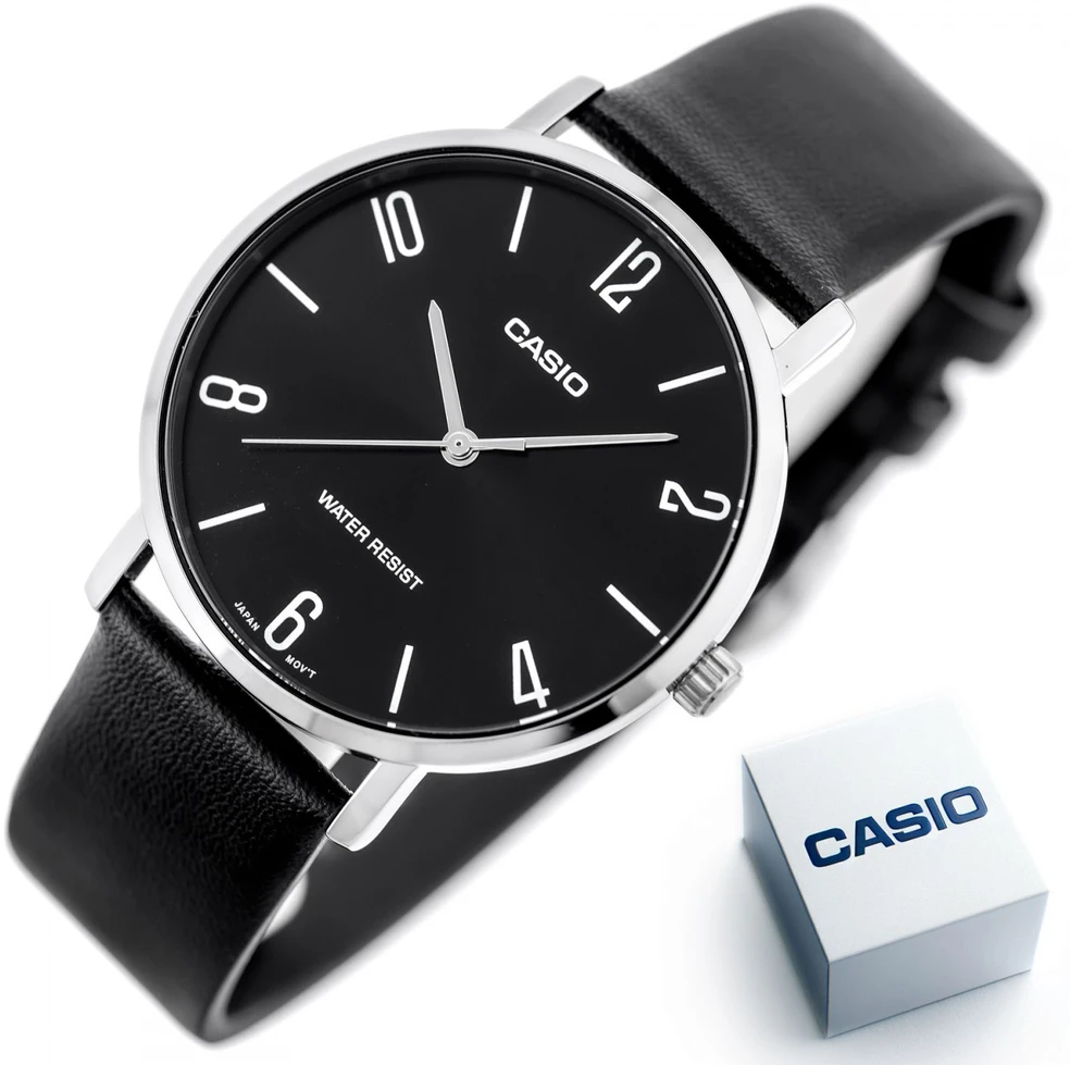 Laikrodis vyrams CASIO MTP-VT01L-1B2 + BOX (zd165k)