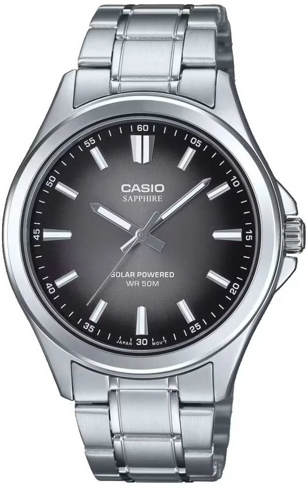 Vyriškas laikrodis CASIO MTS-RS100D-1A SZAFIR SOLAR + BOX