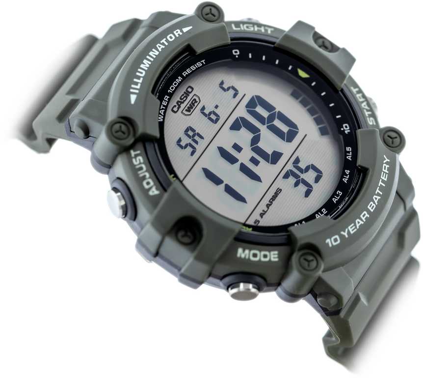Laikrodis vyrams CASIO SPORT ILLUMINATOR AE-1500WHX-3A + dėžutė