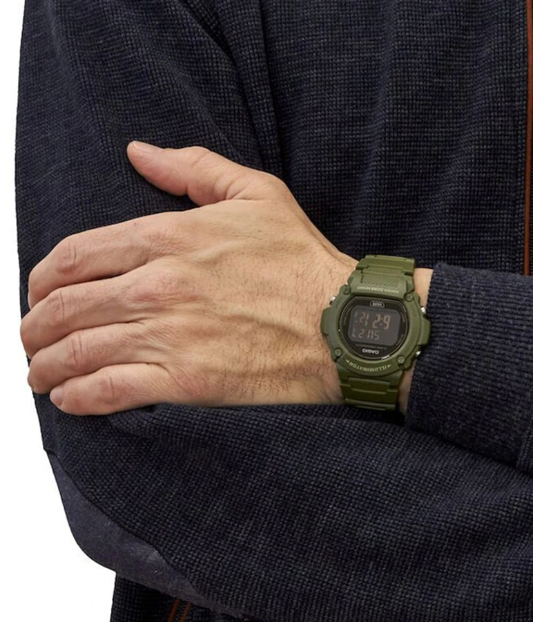 Vyriškas laikrodis CASIO W-219HC-3BVDF + BOX