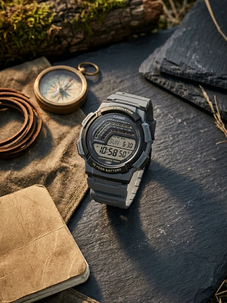 Vyriškas laikrodis CASIO WS-1800-2AVDF + BOX