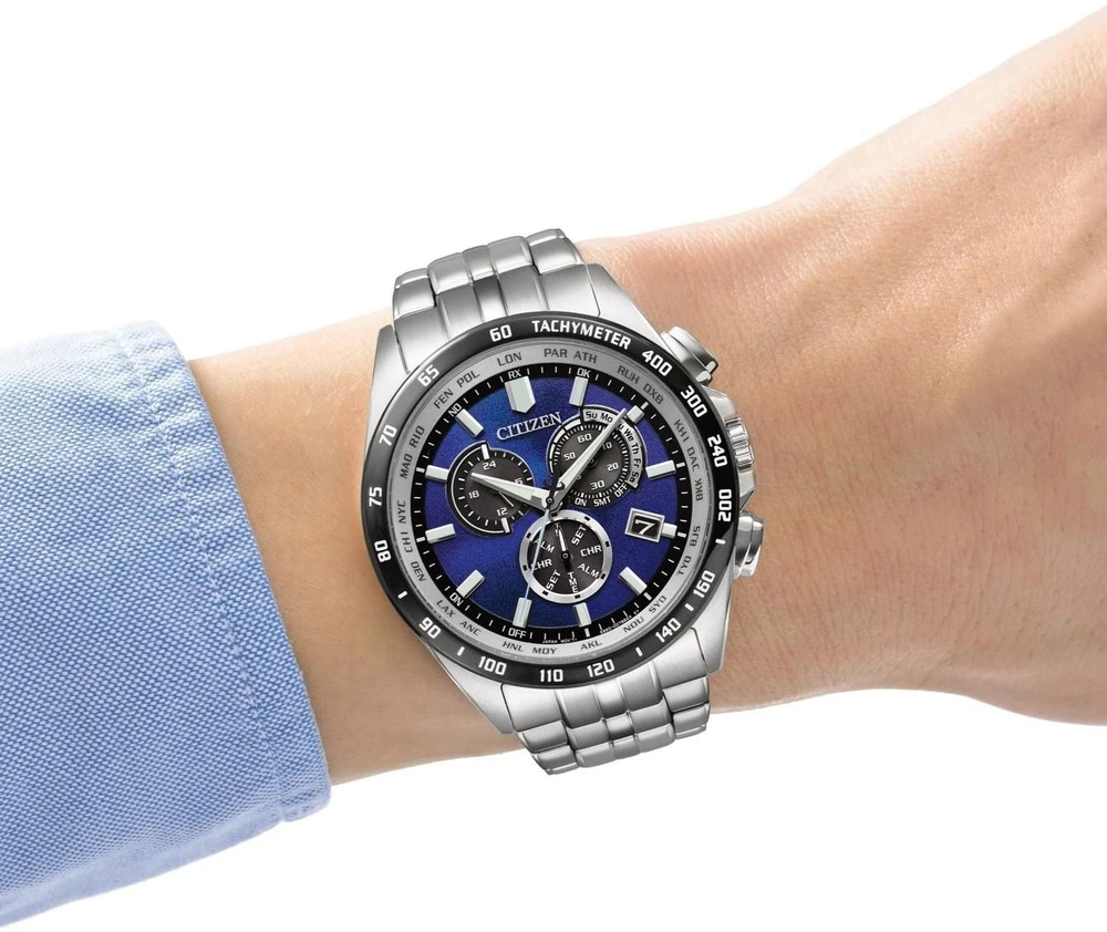 Laikrodis Citizen PROMASTER SKY Eco-Drive radijo bangomis valdomas CB5874-81L