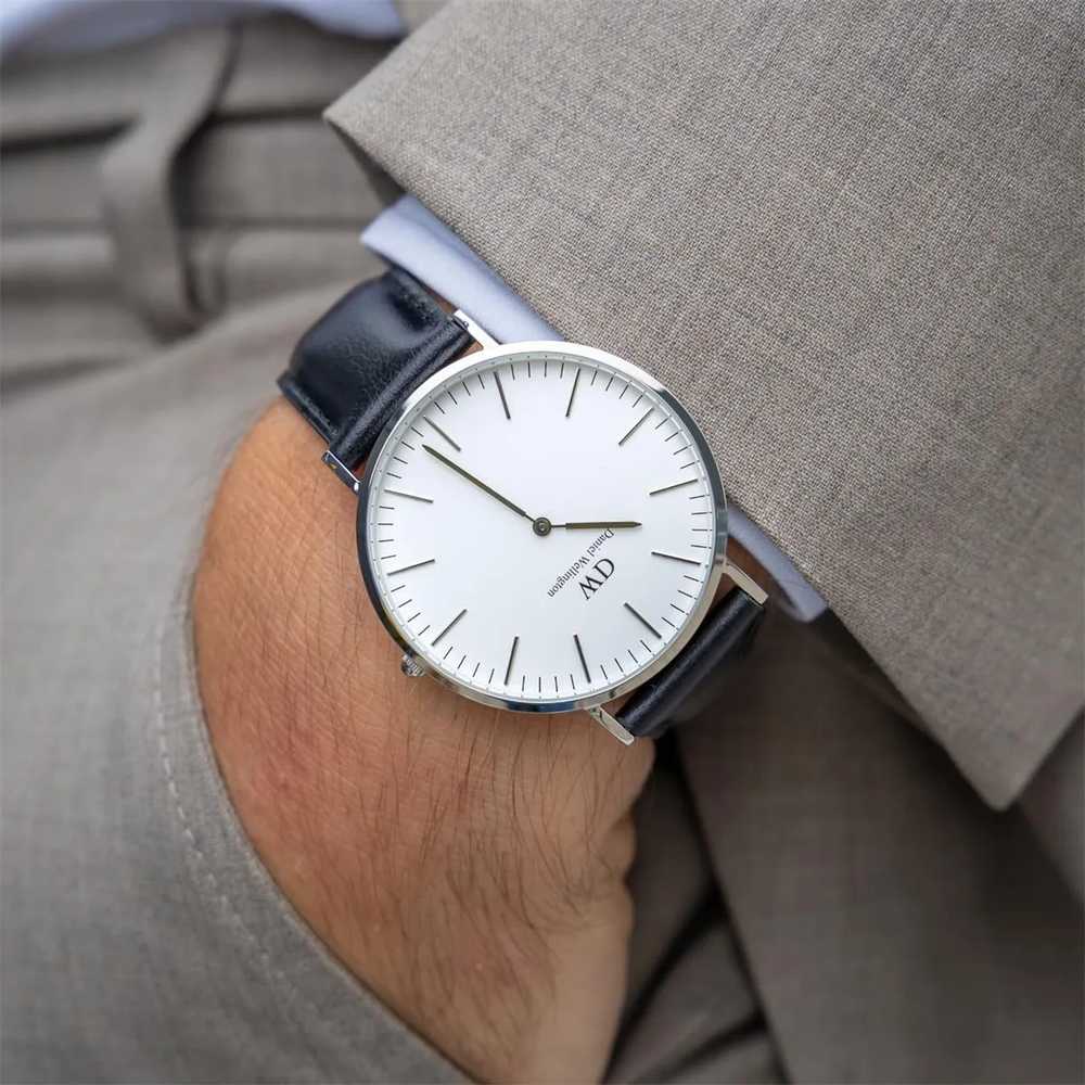 DANIEL WELLINGTON Classic Sheffield DW00100020 VYRIŠKAS LAIKRODIS + DĖŽUTĖ