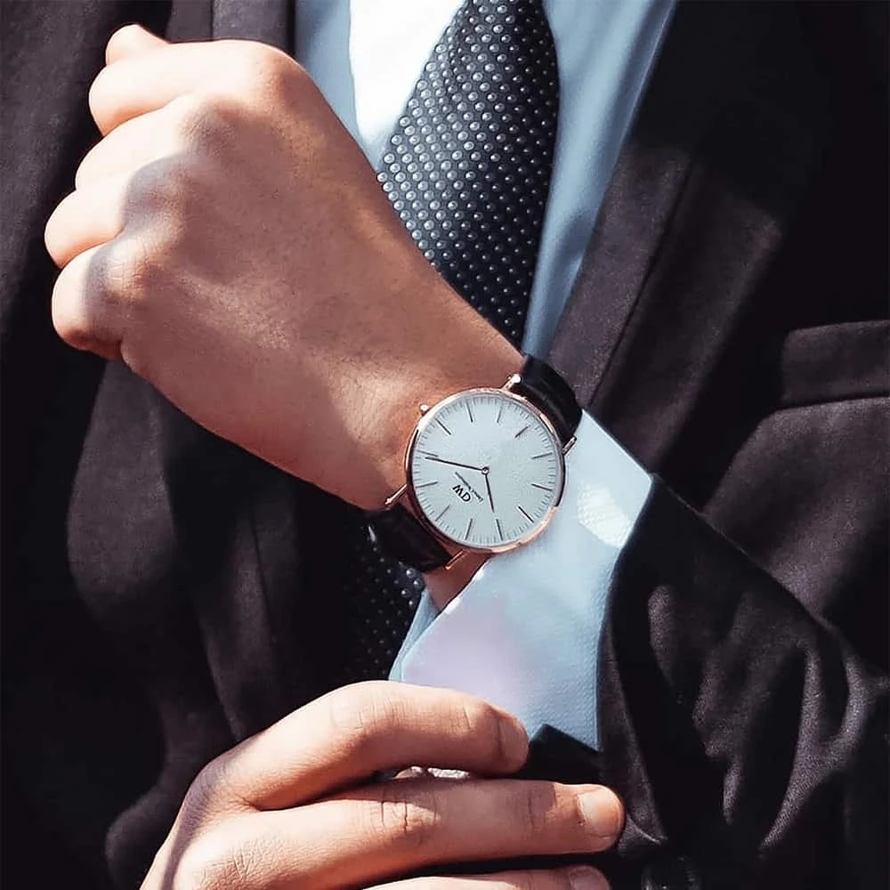 DANIEL WELLINGTON Classic Sheffield vyriškas laikrodis DW00100007 + dėžutė