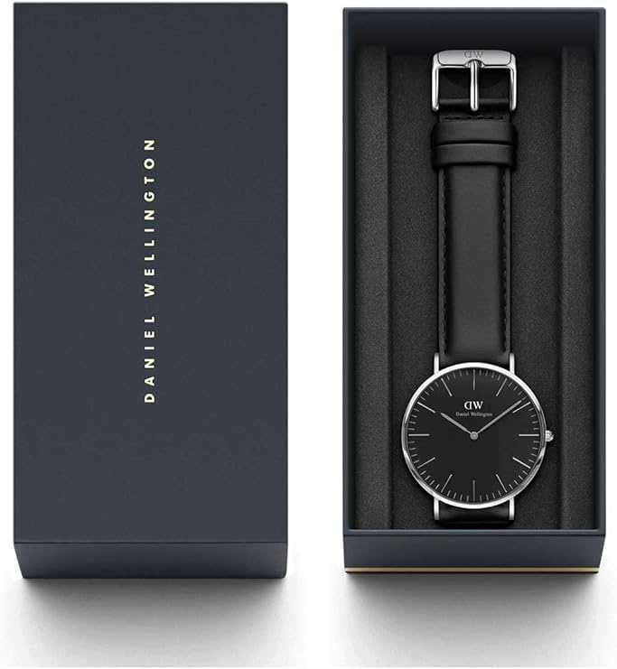 Laikrodis DANIEL WELLINGTON Classic Juodas Sheffield DW00100133 + dėžutė