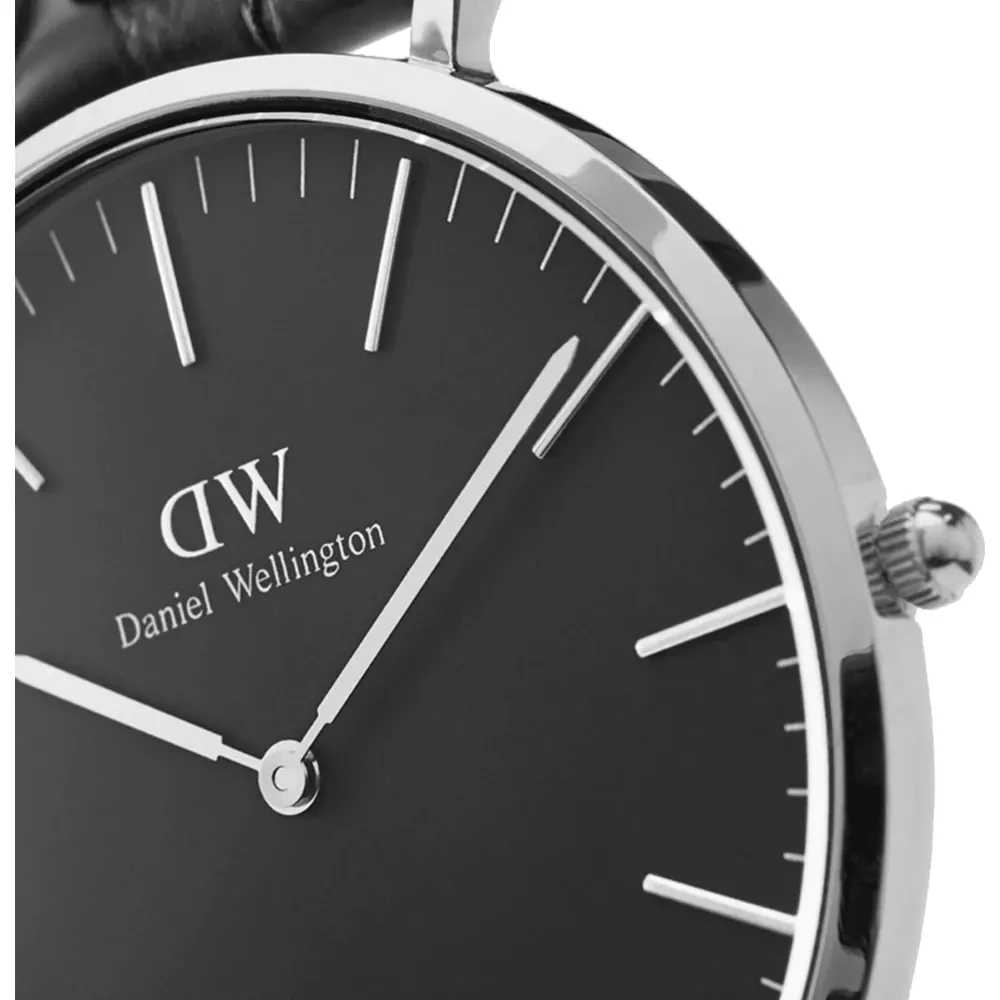 Laikrodis DANIEL WELLINGTON Classic Juodas Sheffield DW00100133 + dėžutė