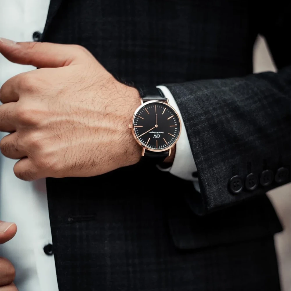 Vyriškas laikrodis DANIEL WELLINGTON Classic Juodas Sheffield DW00100127 (zw002a)