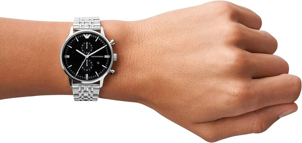 Vyriškas laikrodis EMPORIO ARMANI AR0389 - CLASSIC CHRONOGRAPH (zi066a)