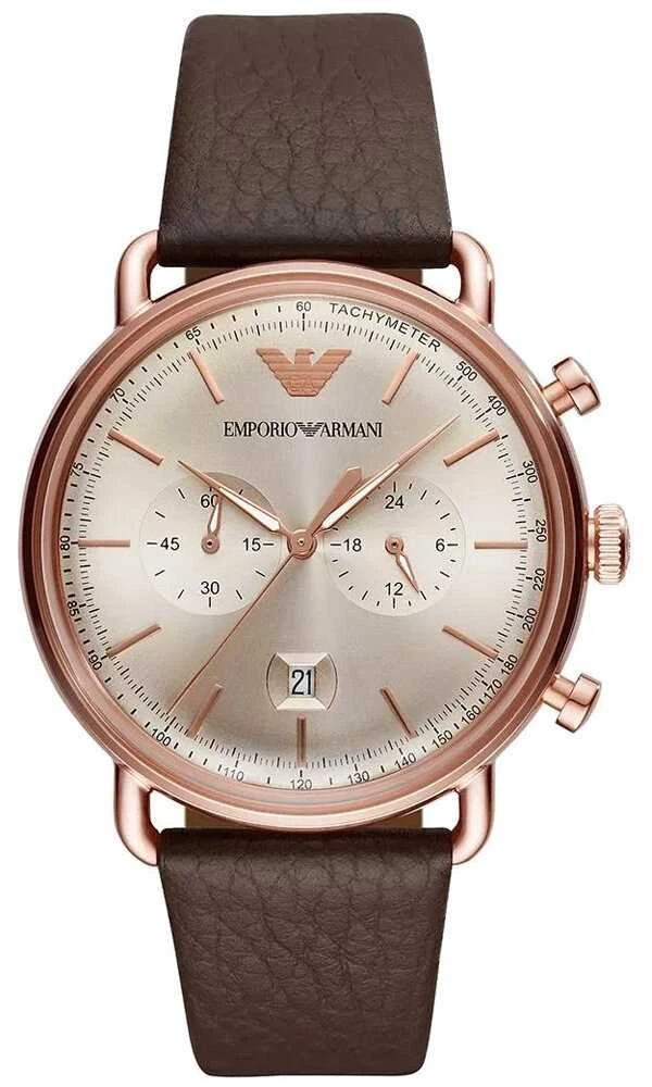 Vyriškas laikrodis EMPORIO ARMANI AR11106 - AVIATOR (zi019c)