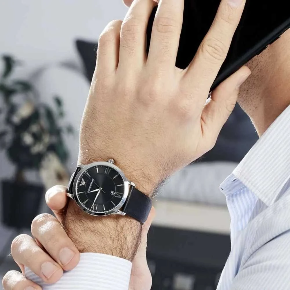 Vyriškas laikrodis EMPORIO ARMANI AR11210 - GIOVANNI (zi079b) + BOX