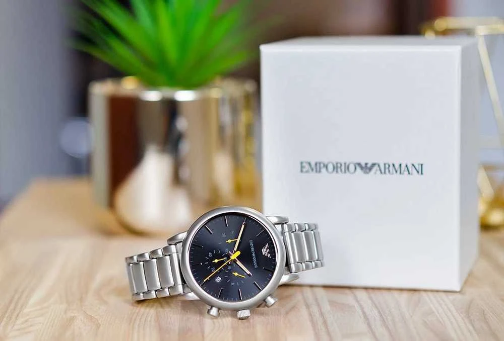 Vyriškas laikrodis EMPORIO ARMANI AR11324 - LUIGI (zi120a)