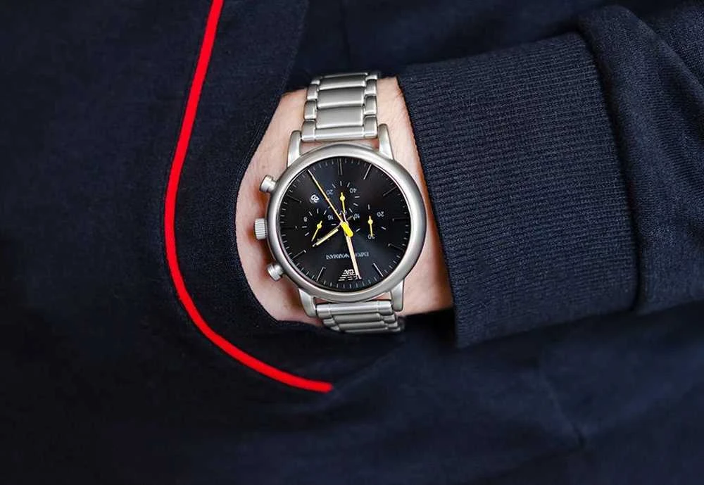 Vyriškas laikrodis EMPORIO ARMANI AR11324 - LUIGI (zi120a)