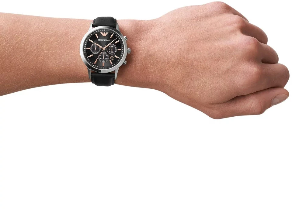 Vyriškas laikrodis EMPORIO ARMANI AR11431 - RENATO CHRONO (zi052c)