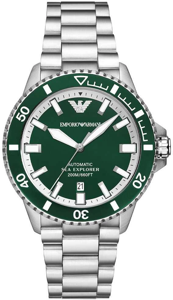 Vyriškas laikrodis EMPORIO ARMANI AR60080 Sea Explorer AUTOMATIC (zi110b) + BOX