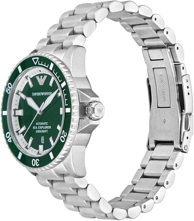 Vyriškas laikrodis EMPORIO ARMANI AR60080 Sea Explorer AUTOMATIC (zi110b) + BOX