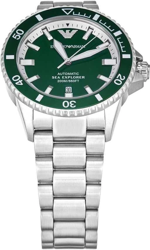 Vyriškas laikrodis EMPORIO ARMANI AR60080 Sea Explorer AUTOMATIC (zi110b) + BOX