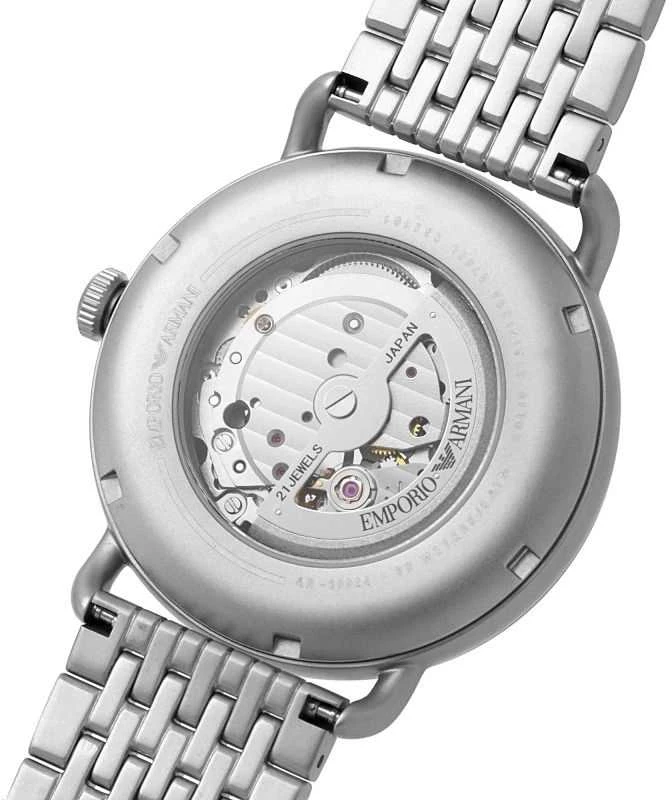 Vyriškas laikrodis EMPORIO ARMANI AVIATOR AUTOMATIC AR60024 + BOX (zi098a)