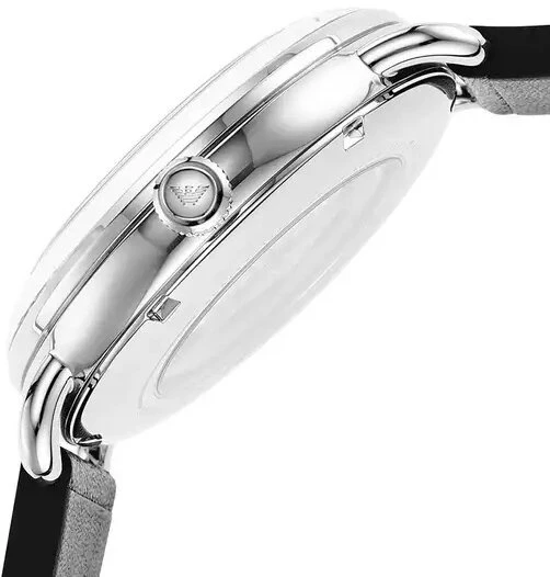 Vyriškas laikrodis EMPORIO ARMANI AVIATOR AUTOMATIC AR60026 + BOX (zi099a)