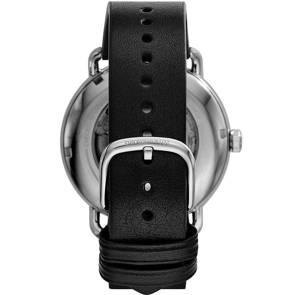Vyriškas laikrodis EMPORIO ARMANI AVIATOR AUTOMATIC AR60026 + BOX (zi099a)