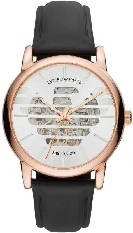 EMPORIO ARMANI LUIGI AUTOMATINIS VYRIŠKAS LAIKRODIS AR60031 + DĖŽUTĖ (zi062b)