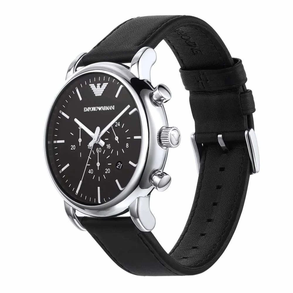 Vyriškas laikrodis EMPORIO ARMANI LUIGI AR1828 + BOX (zi091b)