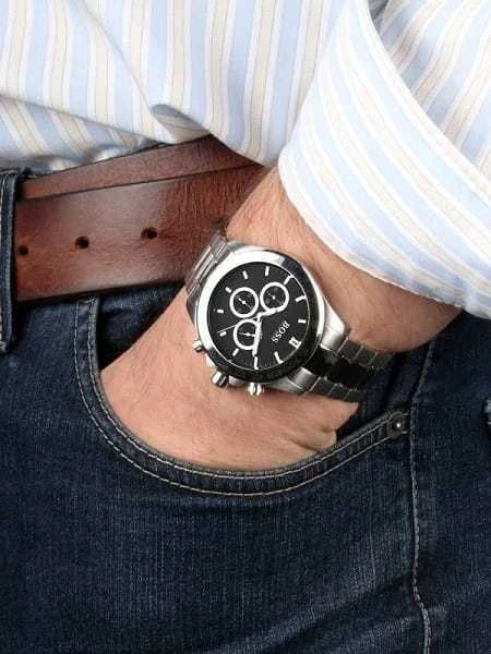Vyriškas laikrodis HUGO BOSS 1512965 - IKON (zh008e) + BOX
