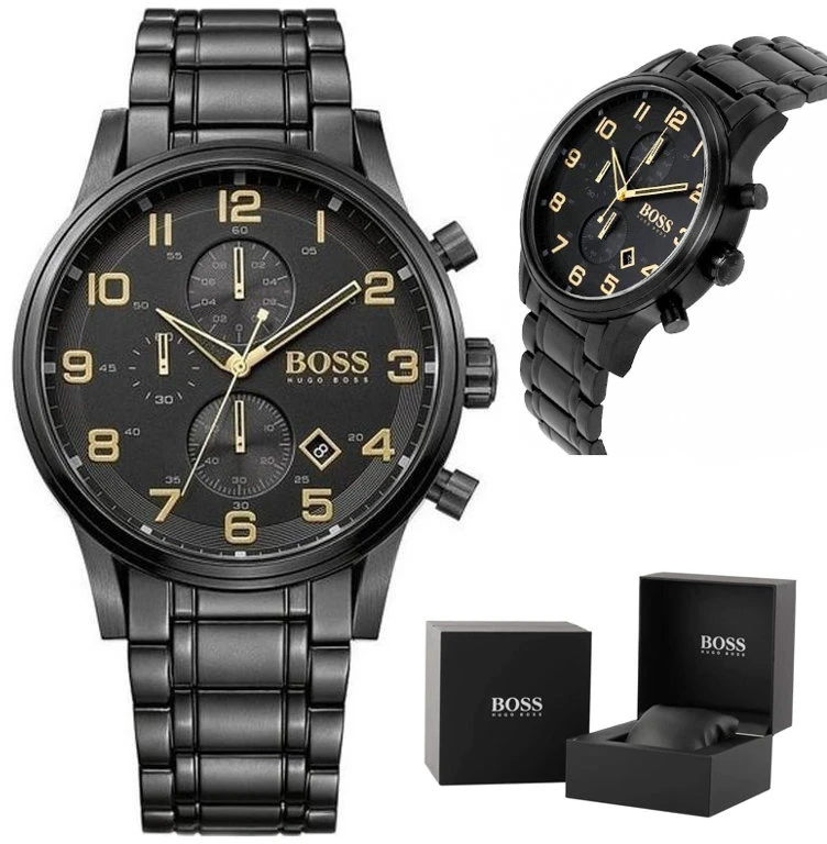 VYRIŠKAS LAIKRODIS HUGO BOSS 1513275 – AEROLINER CHRONO (zh020a)