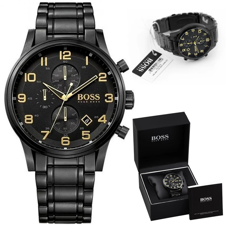 VYRIŠKAS LAIKRODIS HUGO BOSS 1513275 – AEROLINER CHRONO (zh020a)