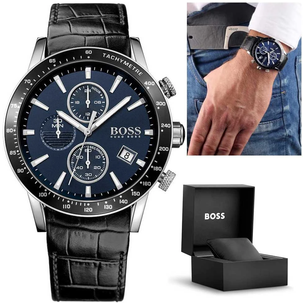 Vyriškas laikrodis HUGO BOSS 1513391 - RAFALE (zh013d) + BOX