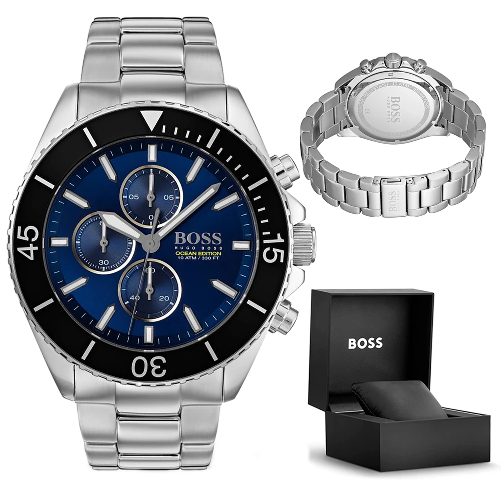 Vyriškas laikrodis HUGO BOSS 1513704 - OCEAN EDITION (zh017d)