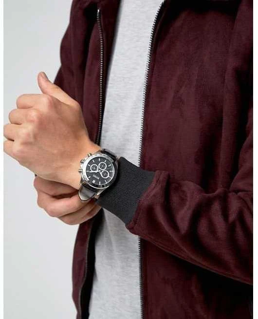 Vyriškas laikrodis HUGO BOSS Chronograph 1513178 (zh032b) + BOX