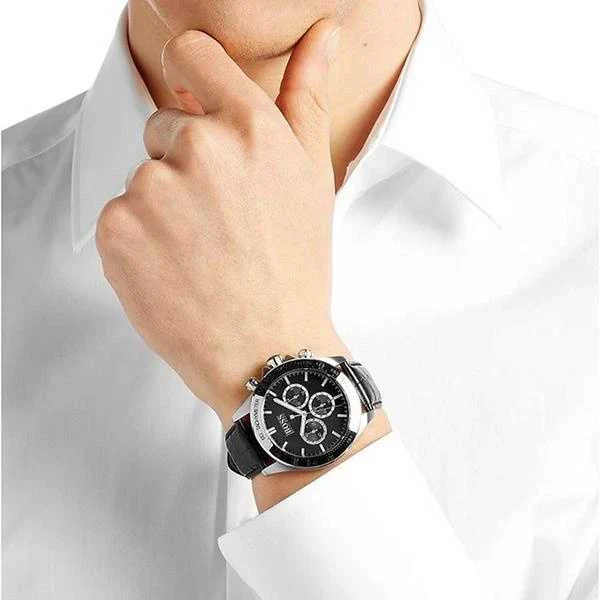 Vyriškas laikrodis HUGO BOSS Chronograph 1513178 (zh032b) + BOX