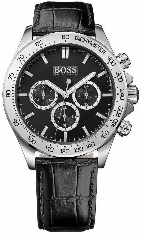 Vyriškas laikrodis HUGO BOSS Chronograph 1513178 (zh032b) + BOX