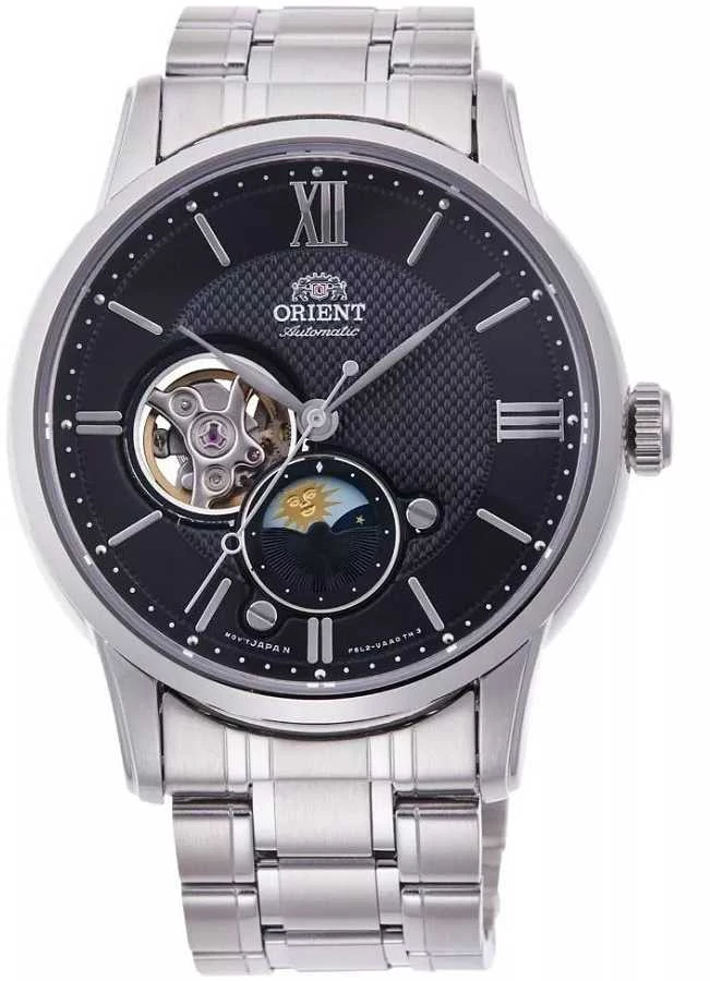 Vyriškas laikrodis Orient Classic Sun & Moon RA-AS0008B10B + BOX