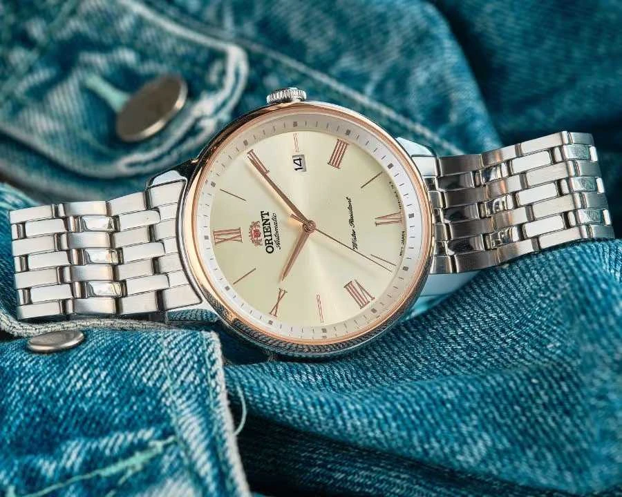 Laikrodis Orient šiuolaikinis automatinis RA-AC0J01S10B